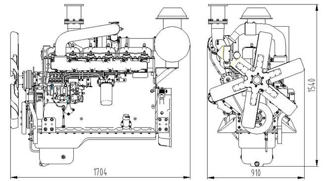 上柴發(fā)電機(jī)SC13G310D2技術(shù)參數(shù)