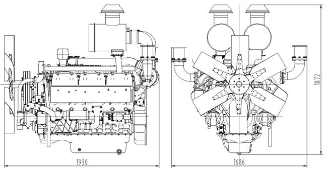 上柴發(fā)電機SC27G830D2技術參數(shù)