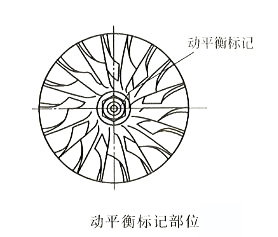 動(dòng)平衡標(biāo)記部位