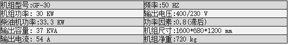 30kw濰柴柴油發(fā)電機(jī)組